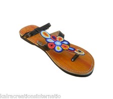 Pantofole da donna in pelle