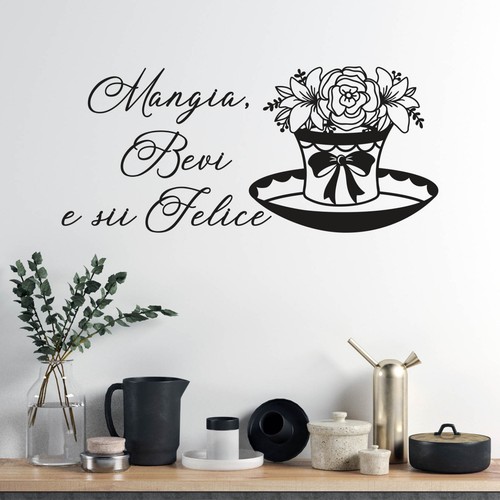 Adesivo murale cucina con