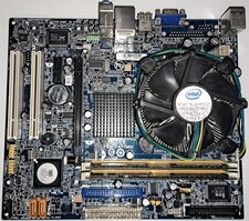 Scheda Madre Gigabyte GA-T671MG con CPU Intel Socket 775 Dual Core e Ram