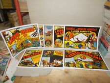 L'AGENTE SEGRETO X9 SERIE COMPLETA 1/8 CLUB ANNI TRENTA RISTAMPA ANASTATICA 1974