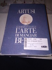 La scienza in cucina l'arte di mangiare bene Artusi cofanetto 8 libri Esselunga
