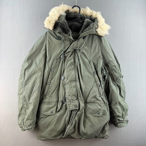 Parka vintage uomo verde - n-3b,