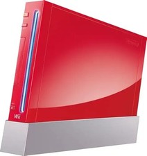 NINTENDO WII ROSSA EDIZIONE LIMITATA ORIGINALE SOLO CONSOLE FUNZIONANTE