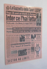 INTER - COPPA UEFA - GAZZETTA