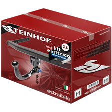 Gancio di traino estraibile verticale per Volvo XC 60 II 2017- + kit el. 13-poli