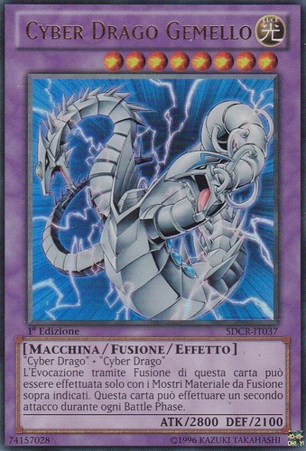 Carta cyber drago - yu, gi