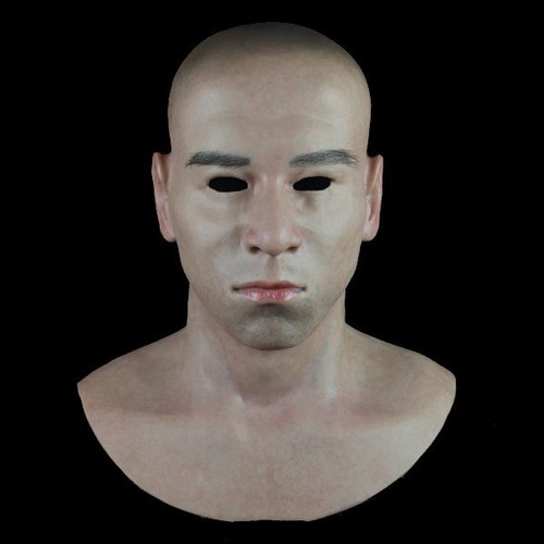 Maschera testa maschile - , in