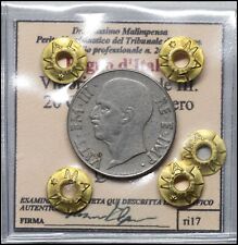 Regno italia 20 Centesimi 1941 Vittorio Emanuele III monete italiane Periziata
