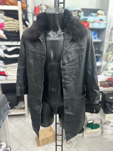 Vera pelle cappotto - pelle, in