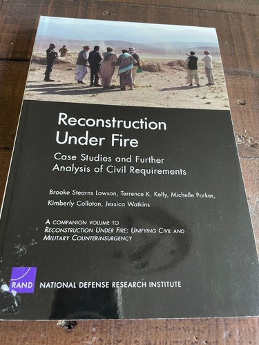 Reconstruction under fire - reconstruction,