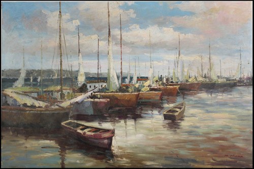 Marina barche vela porto - barche, a
