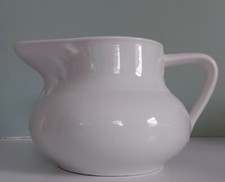 Porcellana Bianco Antica 1900 Brocca Acqua Contenuto 1,25 Litro