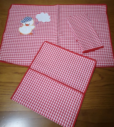 Set americano asilo - set, pezzi
