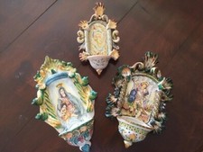 🔴 3 acquasantiere di