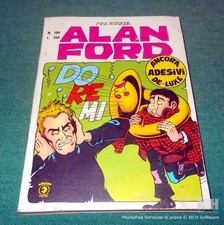 ALAN FORD n. 106 "Do Re Mi" con ADESIVI edizioni Max Bunker 1978