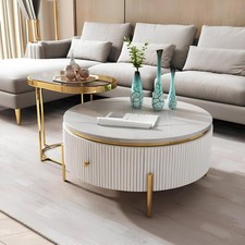 Tavolo rotondo ovale set 2x