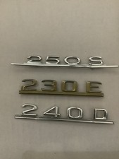 Lotto Scritte Mercedes 230 E , 240 D,  250 S