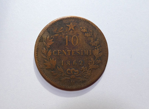 Moneta centesimi 1862 - moneta,