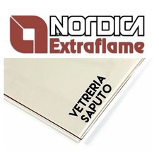Vetro ceramico LA NORDICA per le stufe  America, Cucinotta,( 43cm x 38,5cm )