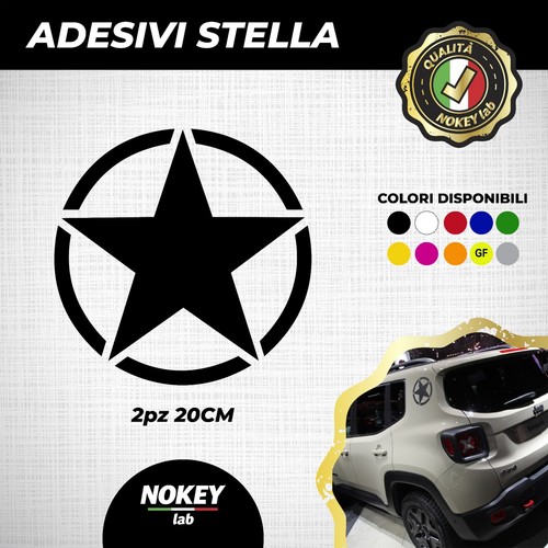 Adesivo stella militare - adesivo,