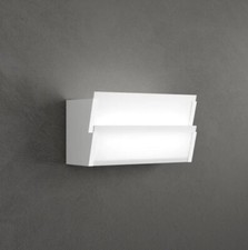 Applique in vetro bianco e