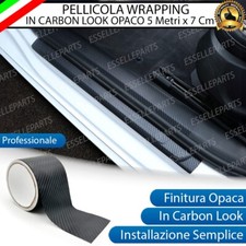 PELLICOLA WRAPPING IN CARBON LOOK NERO OPACO BATTITACCO PER LANCIA THEMA MK1