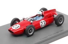 MODELLINO AUTO F1 STATICO SPARK COOPER T53 TIM MAYER 1962 #23 USA GP SCALA 1:43