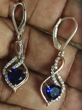 Orecchini goccia diamanti