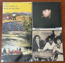 RACCOLTA 4 VINILI LP LUCIO DALLA editoriale NUOVI SIGILLATI