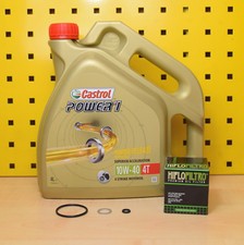 Yamaha TDM 850 Tutti M.Oelwechselset Olio Filtro Castrol Power1 10w40 Motore 4T