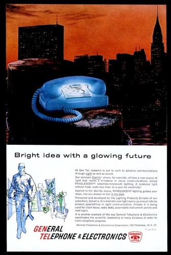 1961 telefono generale blu - 1961,
