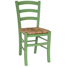 Sedia legno venezia verde con