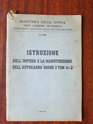 Manuale militare autocarro - militare,