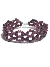 Bracciale con perline 4 - bracciale, cm