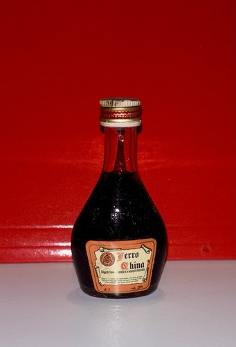 Bottiglia mignon vintage ferro - bottiglia,