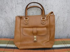 Antica Piccola Borsetta Donna Cosmetici Braun Similpelle Vintage 70er Anni