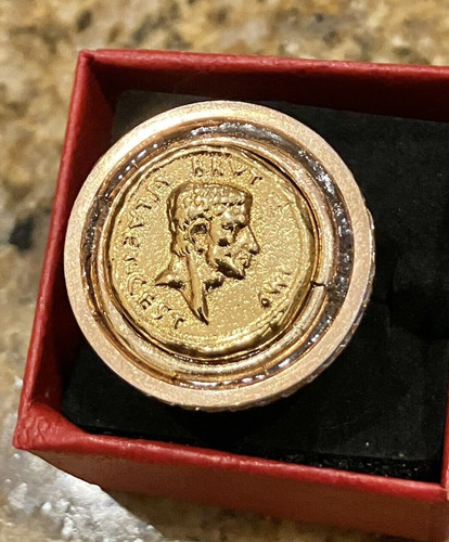 Anello moneta romana antica