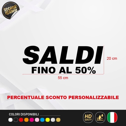 Adesivo saldi fino in - adesivo,