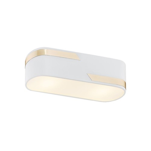 Plafoniera moderna oro bianco