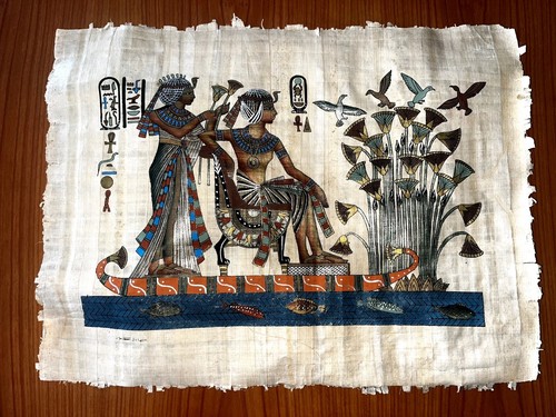 Papiro egizio originale - papiro,