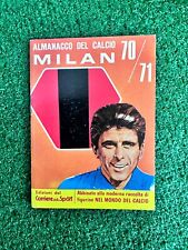 VECCHIA RIVISTA MAGAZINE ALMANACCO DEL CALCIO MILAN NO MAGLIA SHIRT MATCH WORN
