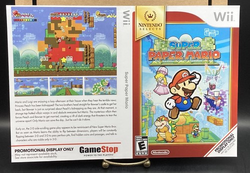 Super paper mario wii gamestop - mario,