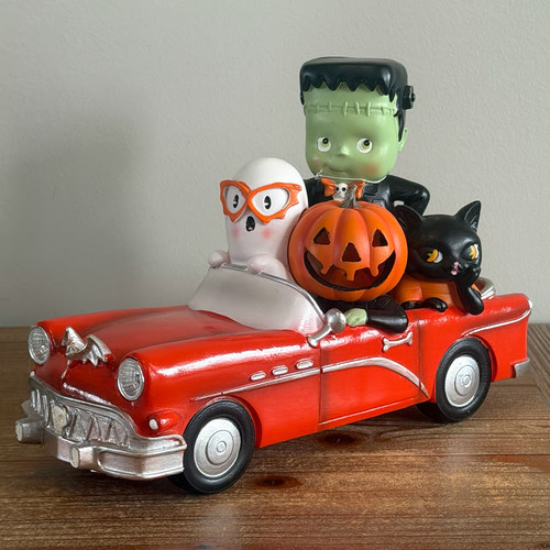 Statuina auto rossa halloween - statuina,
