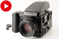 [N MINT] Impugnatura Mamiya M645 Super AE Prism Finder + Sekor C 80mm F2.8...