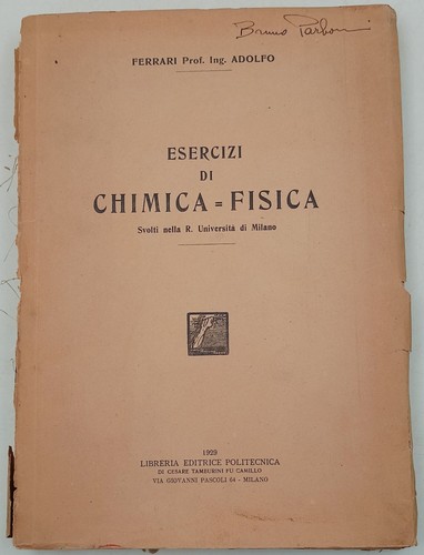 Esercizi chimica fisica - esercizi, chimica-fisica
