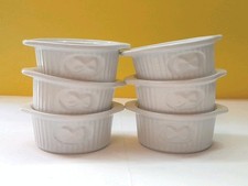 LE PORCELLANE BARILLA 6 ciotoline FARFALLA ANNI 80" COCOTTE ciotole CM. 10X5