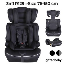 GiftedBaby HC01 Seggiolino Auto Universale 76–150cm ECE R129 i-Size, Lavabile