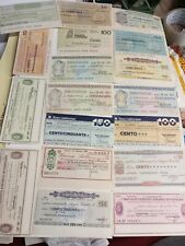 MINI ASSEGNI BLOCCO DI 16 NUOVI MINIASSEGNI