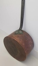 Victorian Antique vintage Copper Cooking Pot Very Large/Heavy Pot 4.5kg ! Weight