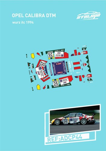 Calcas opel calibra dtm - dtm, wurz